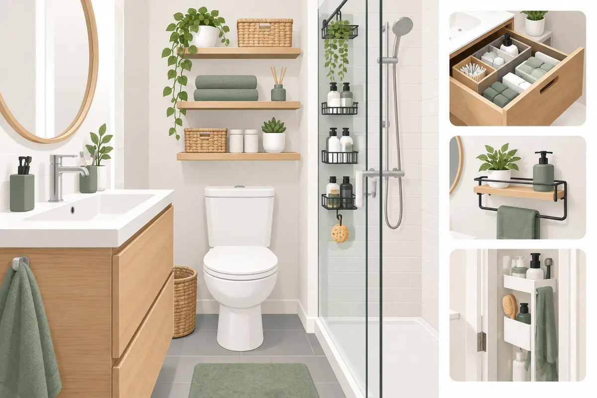 12 idées rangement petite salle de bain faciles