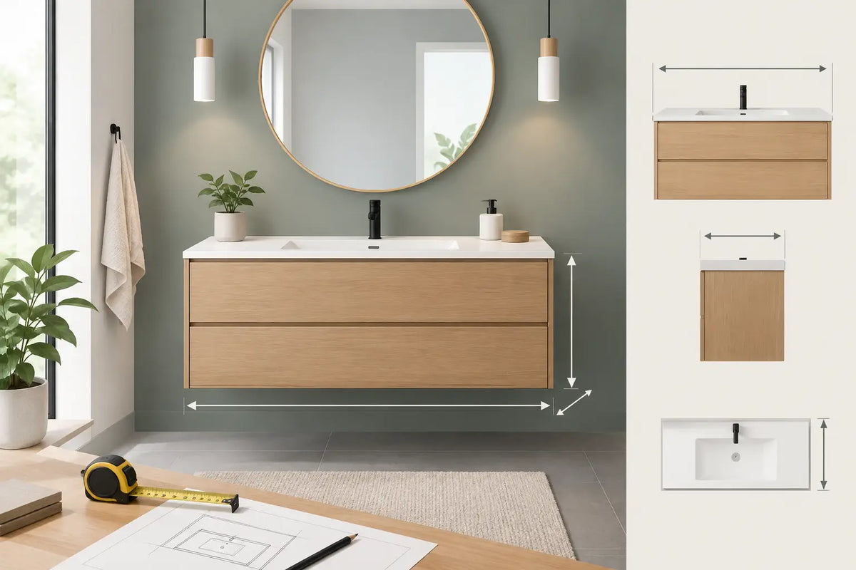 Dimensions pour meuble vasque bien choisies
