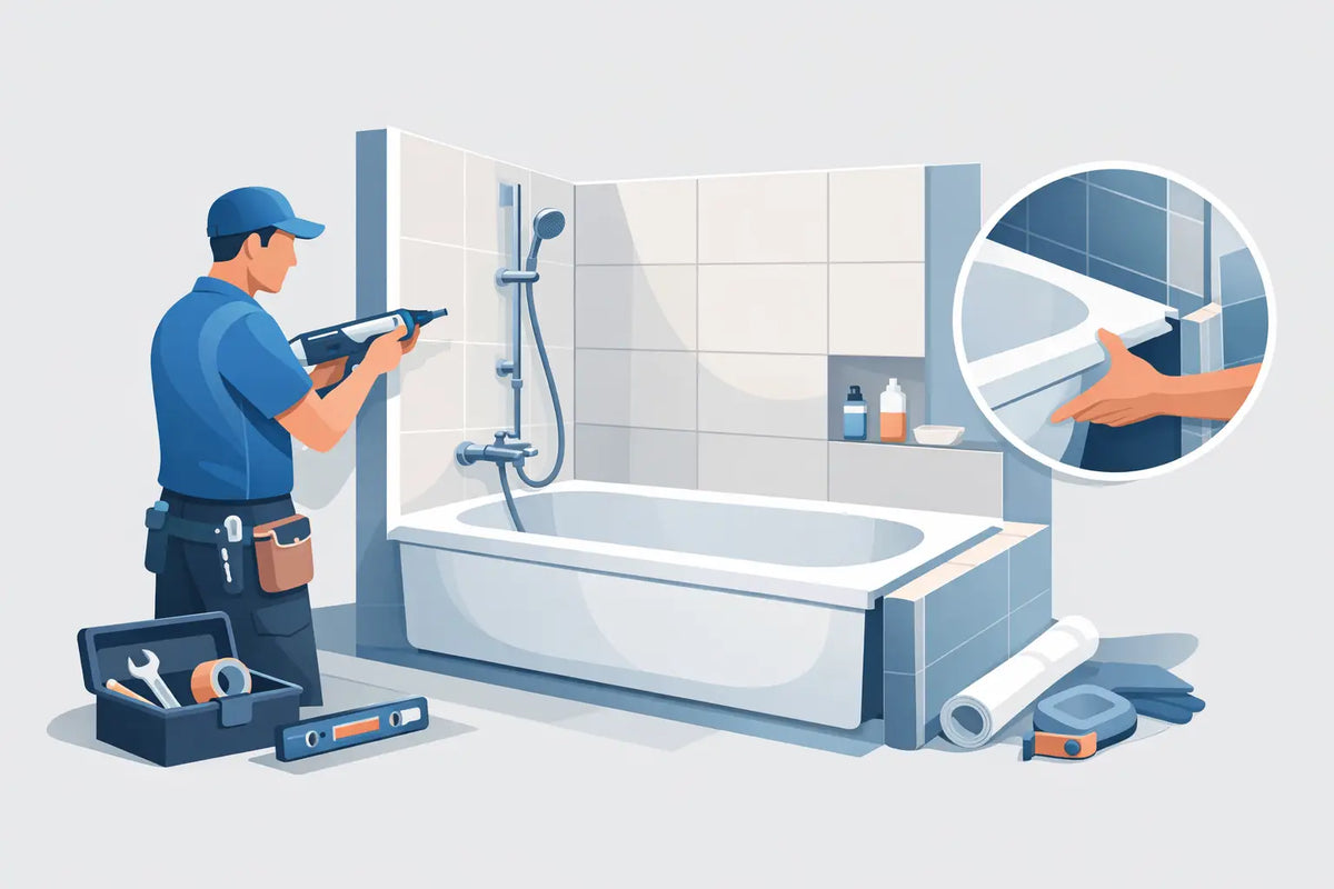 Installer une baignoire alcôve facilement