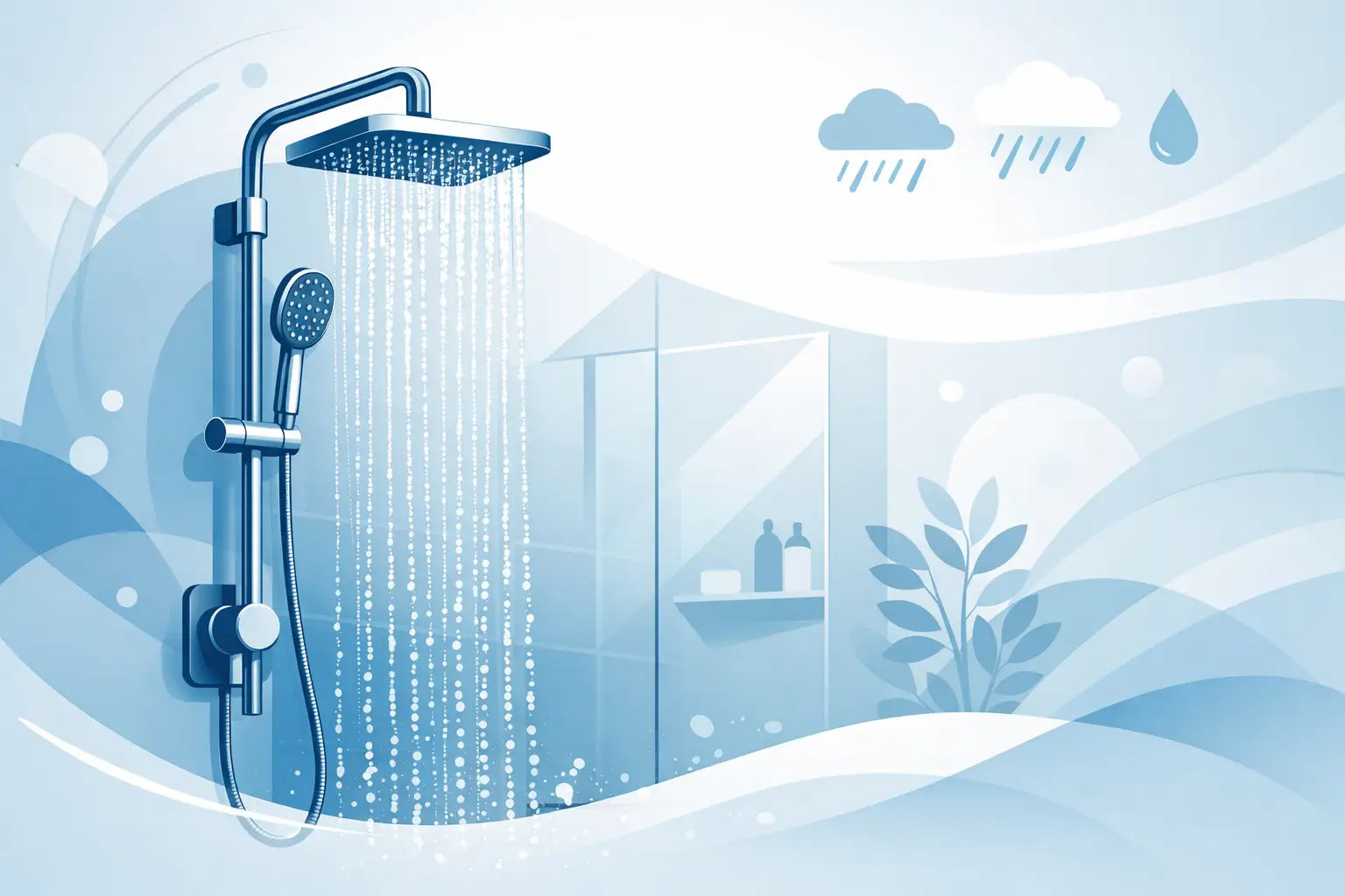 Choisir une colonne de douche effet pluie