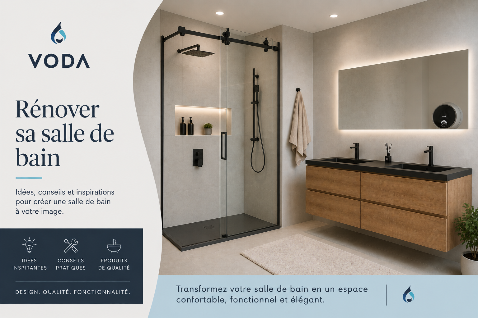 Comment rénover une salle de bain moderne