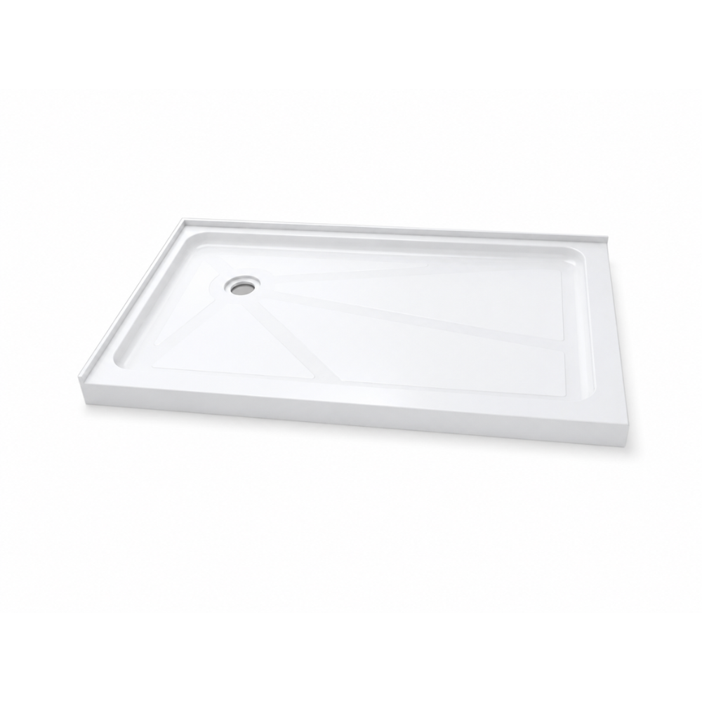 BASE DE DOUCHE AXIS 36 X 60" | DRAIN LOCALISÉ 12X12"