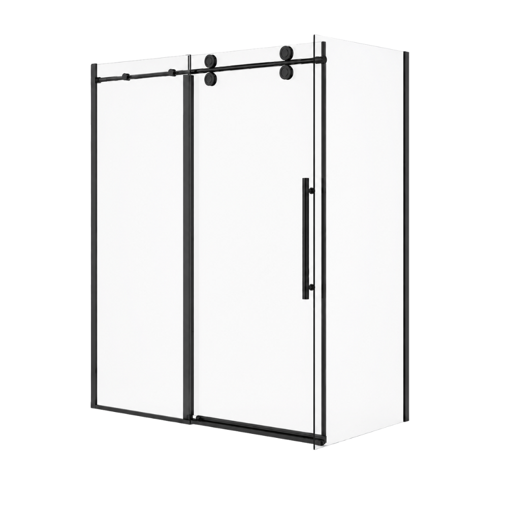 DOUCHE COULISSANTE ZARO - NOIR 8MM
