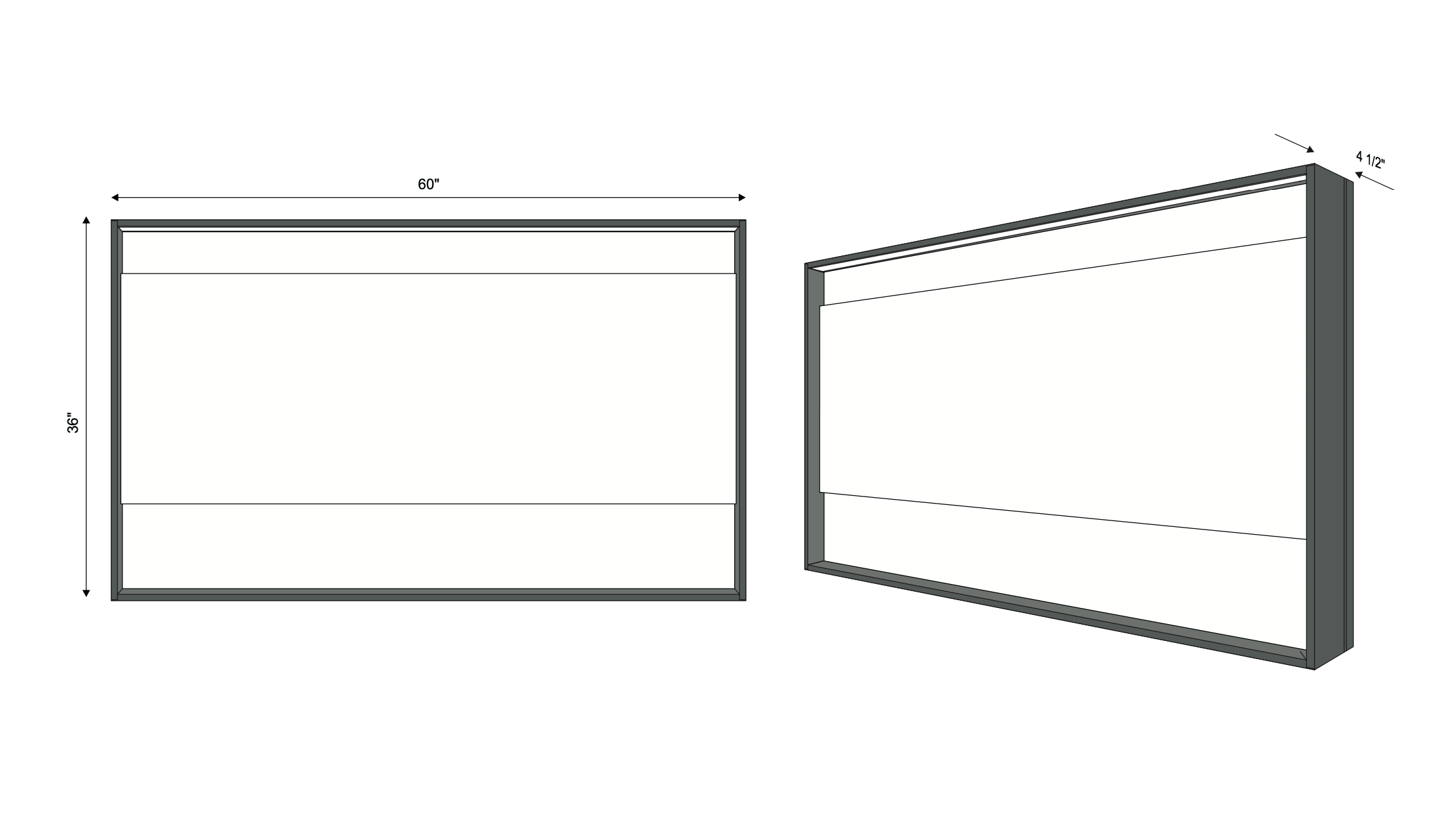 MIROIR LED - MYRO 60" (PROMO)