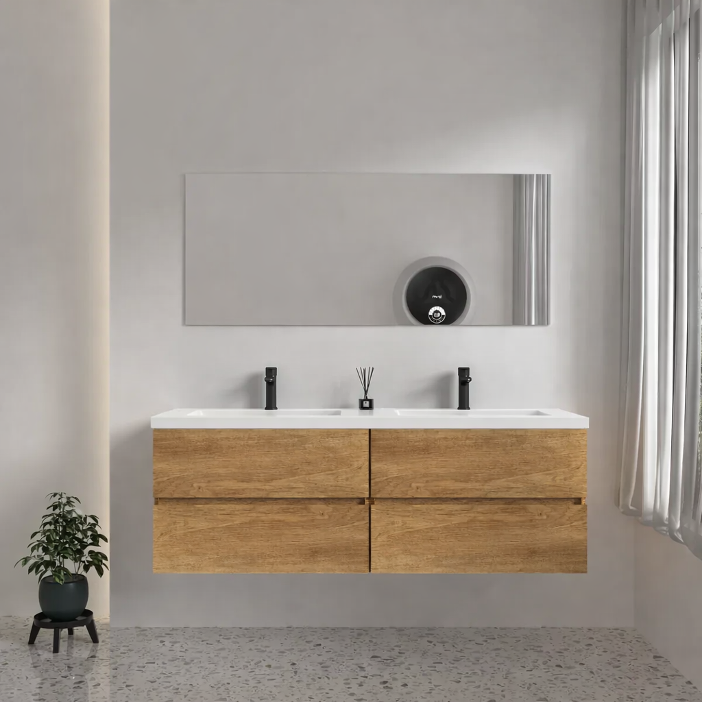 VANITÉ BORA - 60" BLANC