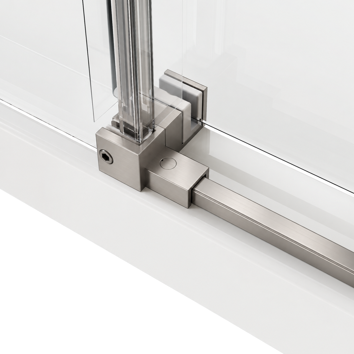 SLIDING SHOWER - MIKKO 10MM BRUSHED NICKEL