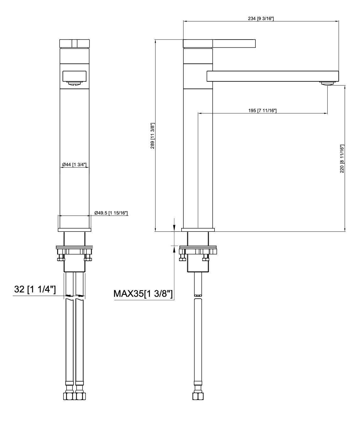 VANITY FAUCET - D26-T