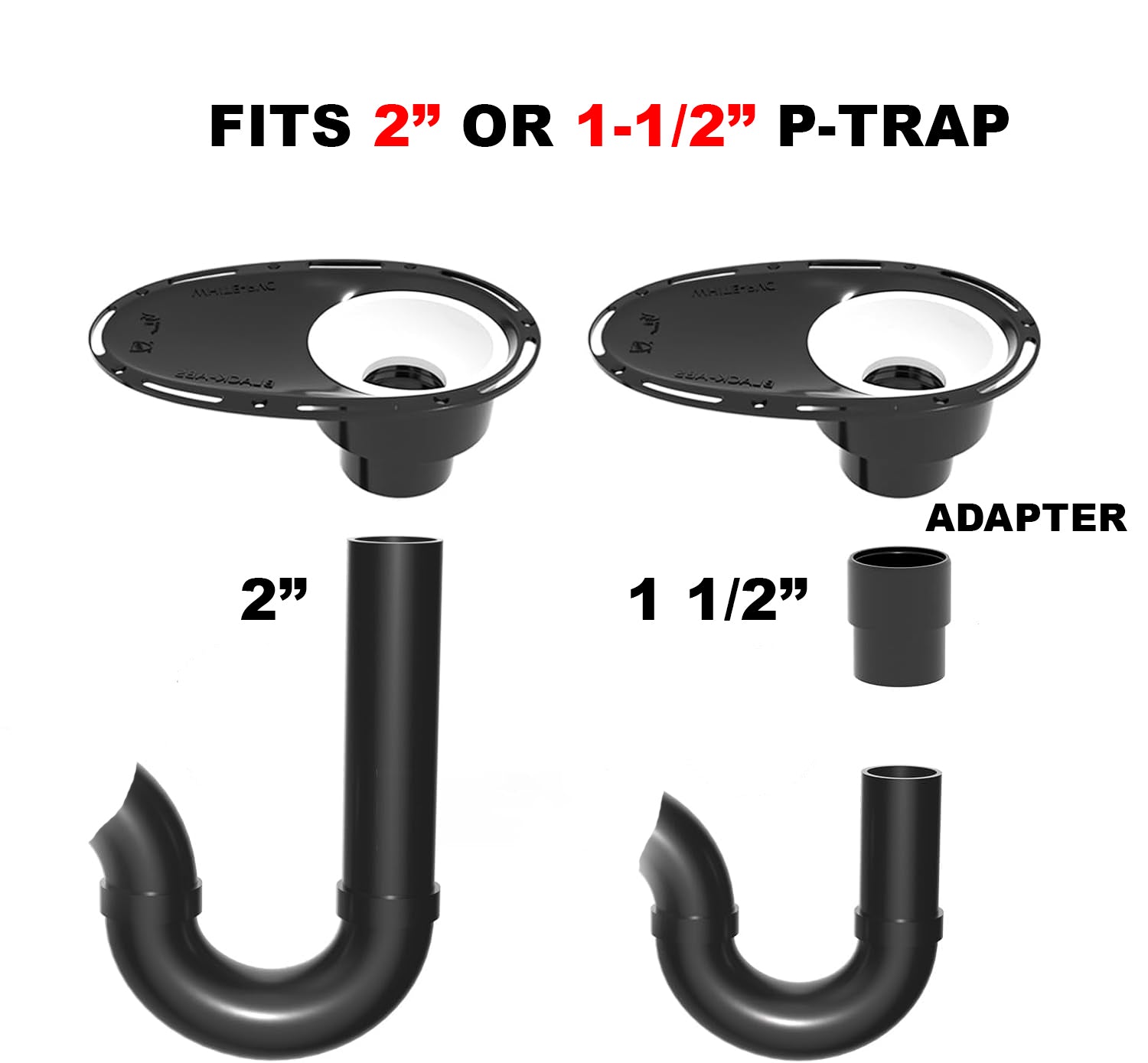 FREESTANDING BATHTUB DRAIN - DROP IN