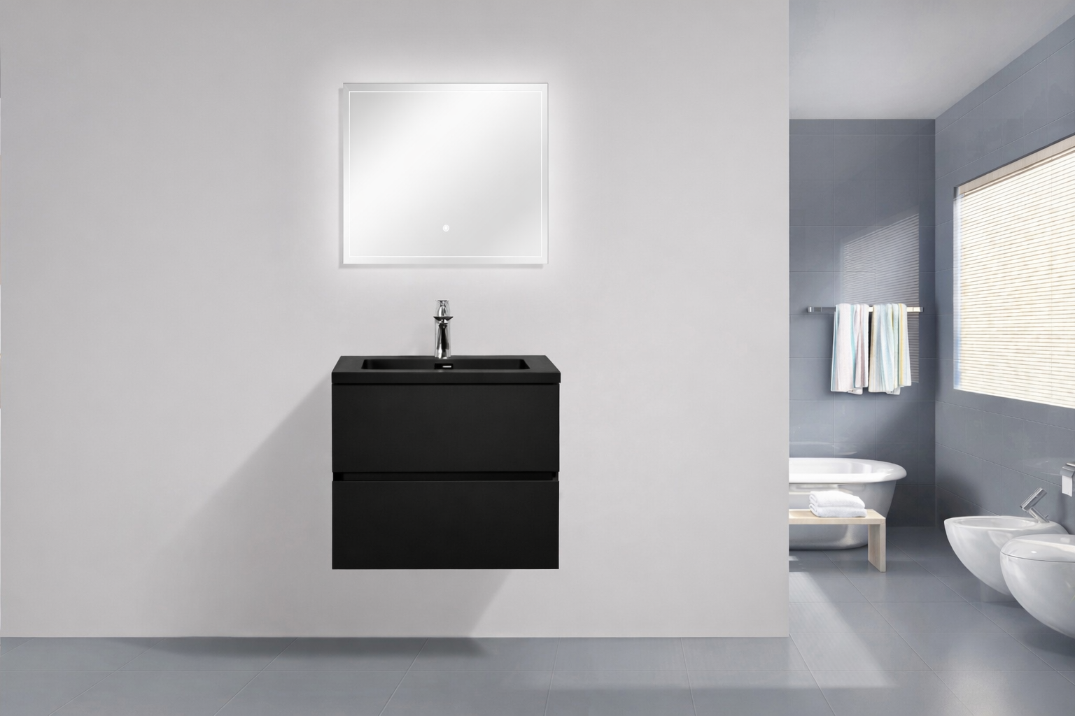 VANITY JIJI - 24" BLACK