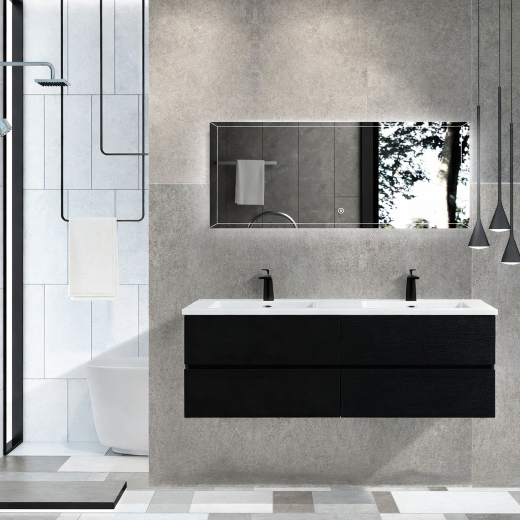 JIJI VANITY - 60" DOUBLE WHITE