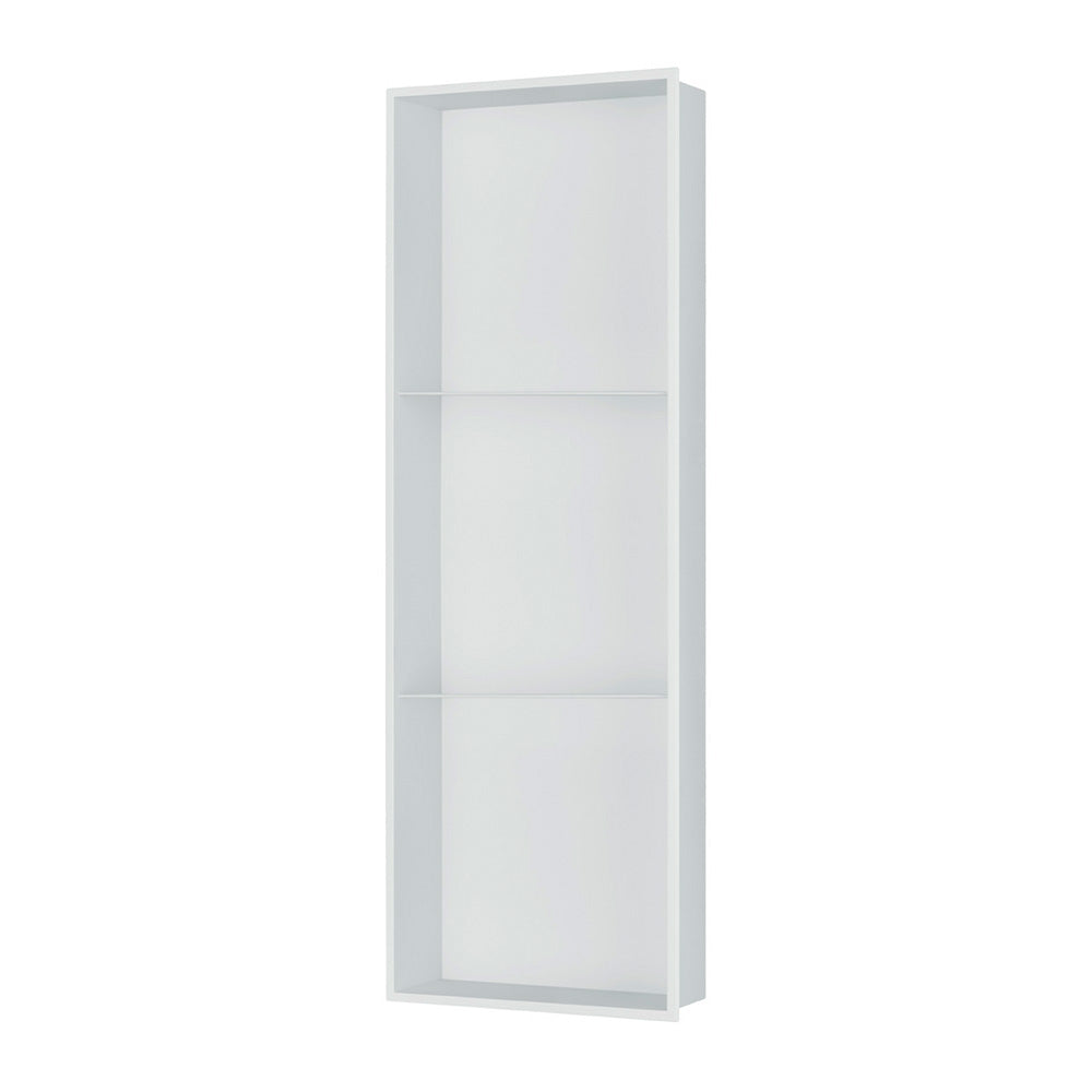 NICHE DE DOUCHE - 12 X 36" BLANC (AVEC TABLETTES)