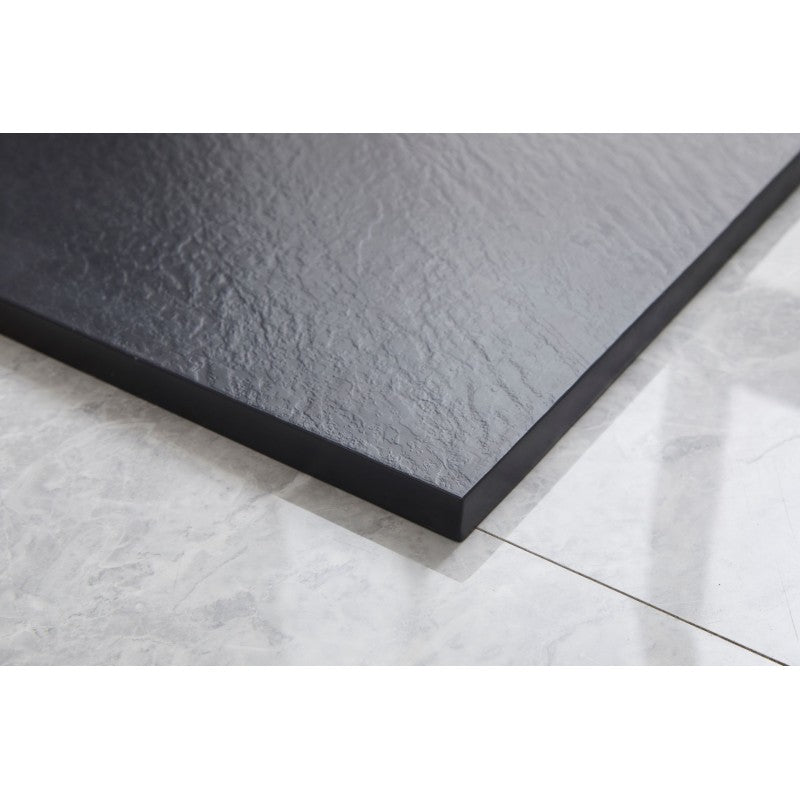 SHOWER BASE - BRIZO BLACK 36 X 36"