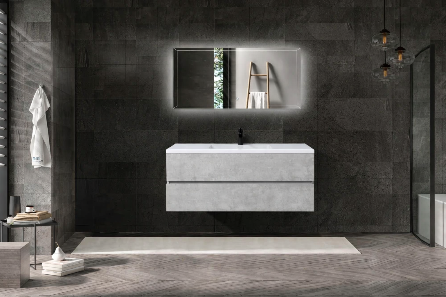 VANITY NOVA - 48" WHITE