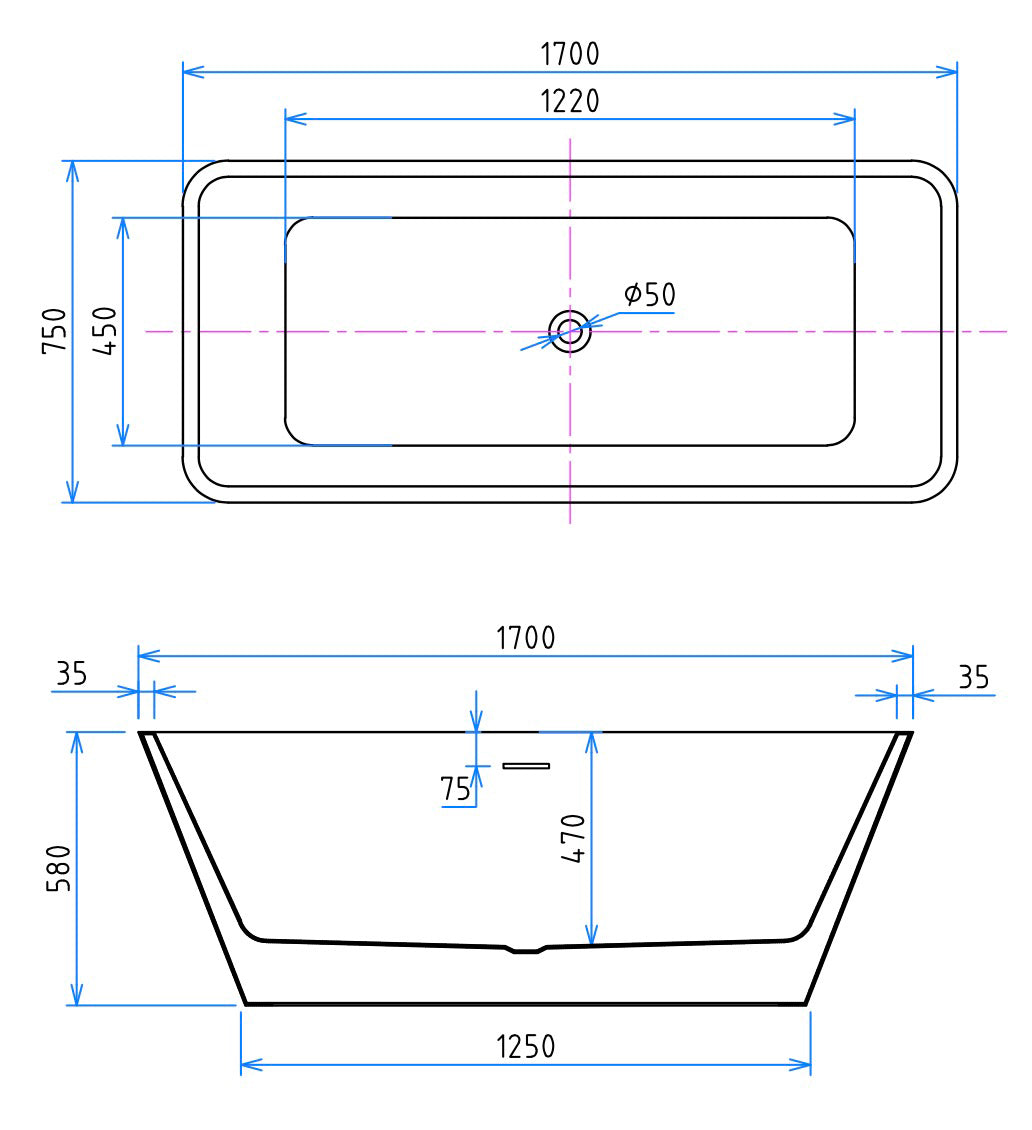 FREESTANDING BATHTUB - ROMAN