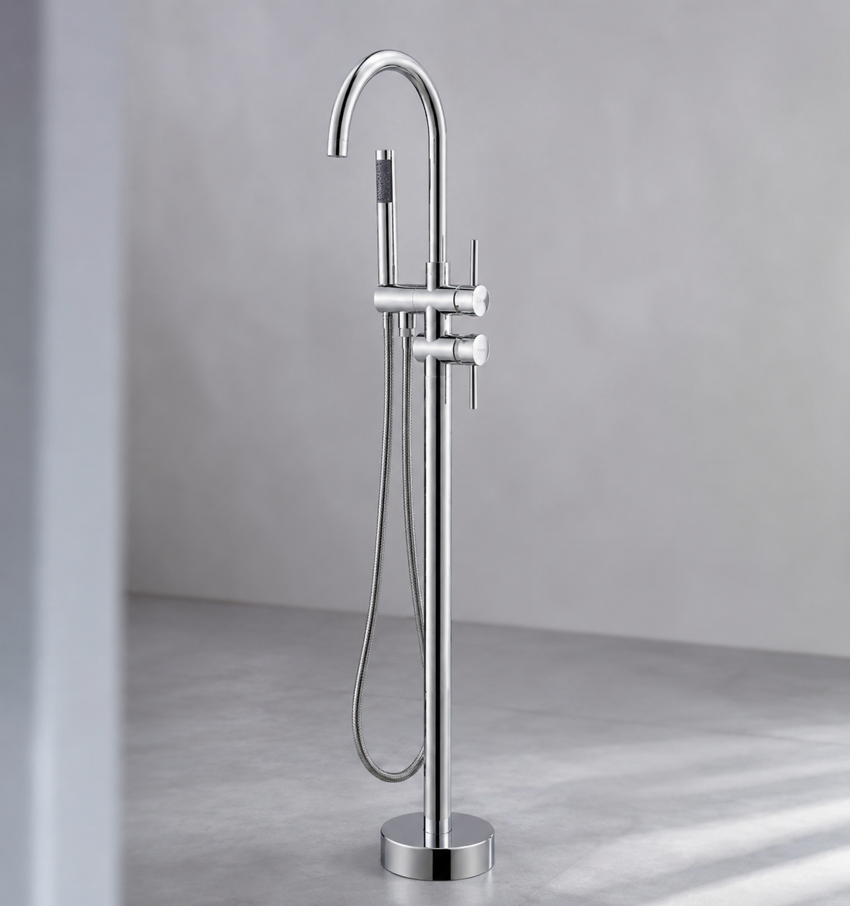 FREESTANDING FAUCET - S34 CHROME