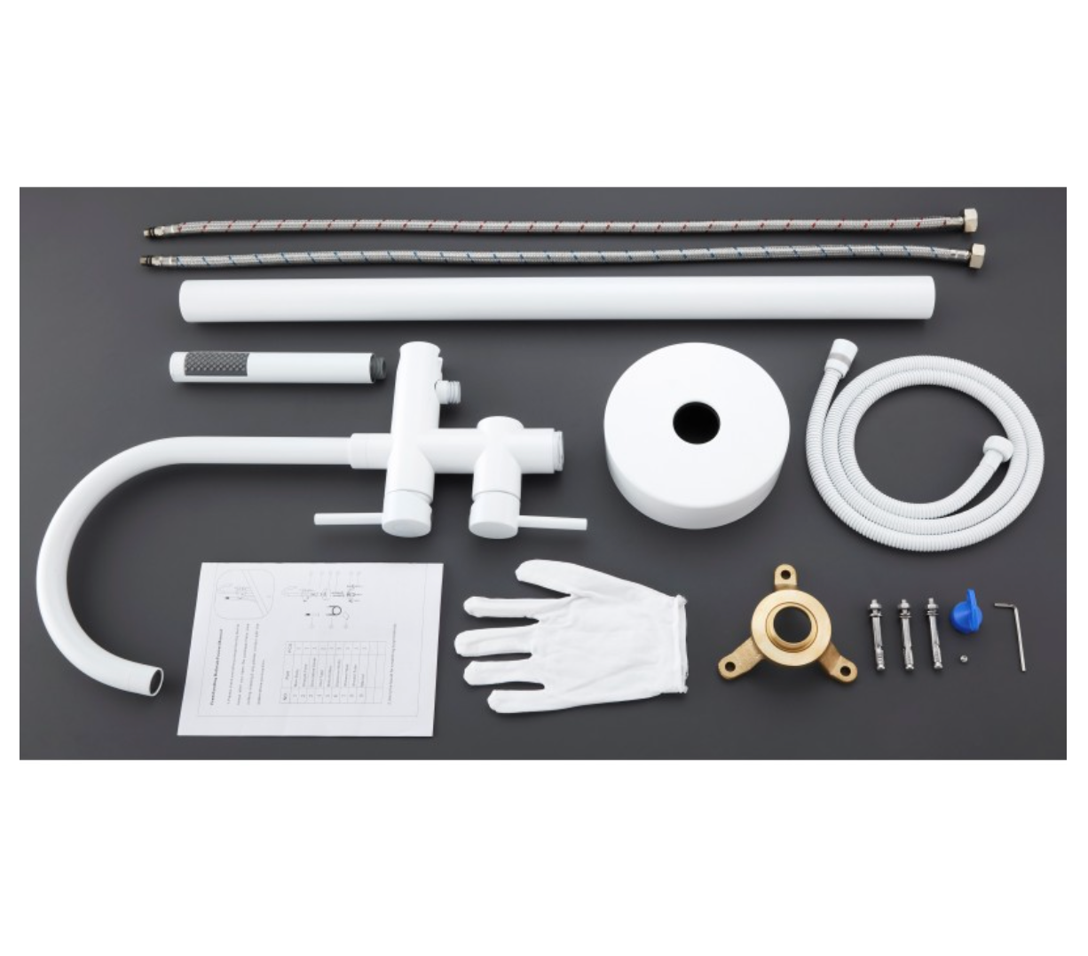 ROBINET AUTOPORTANT - S34W BLANC