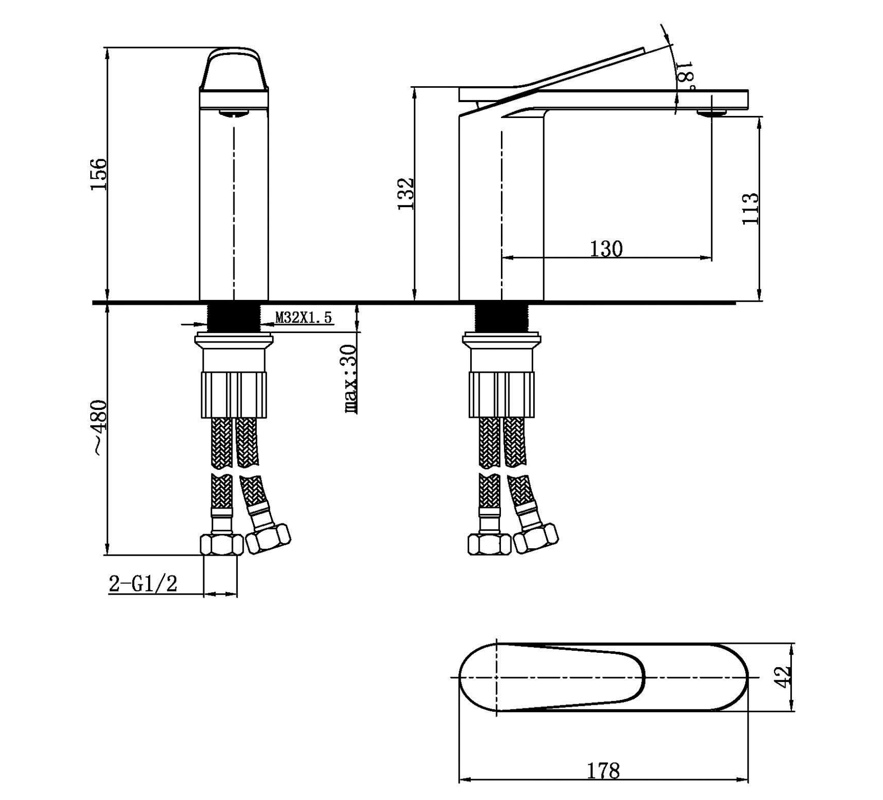 VANITY FAUCET - 6312A