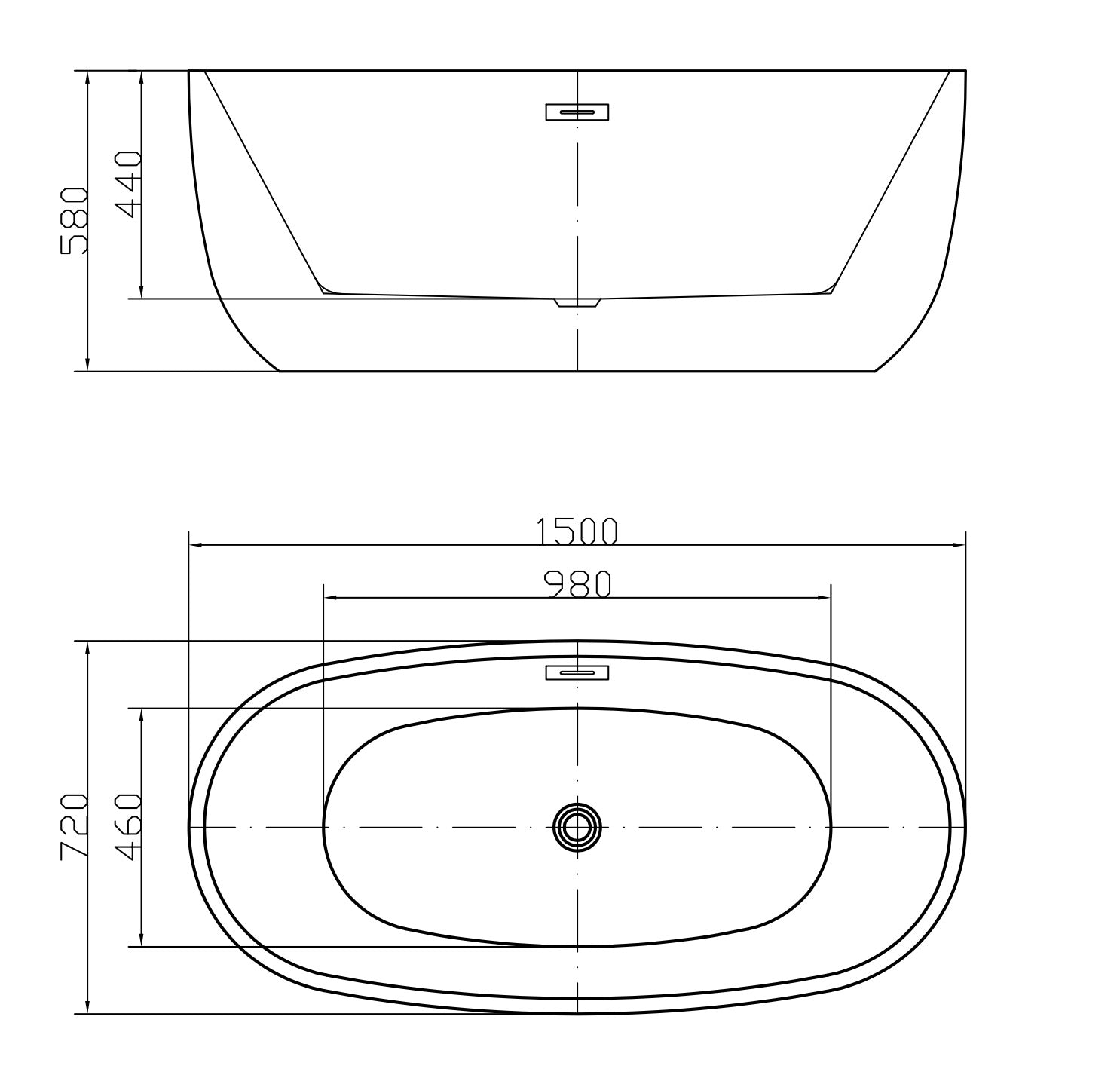 BAIN AUTOPORTANT - FUXX NOIR