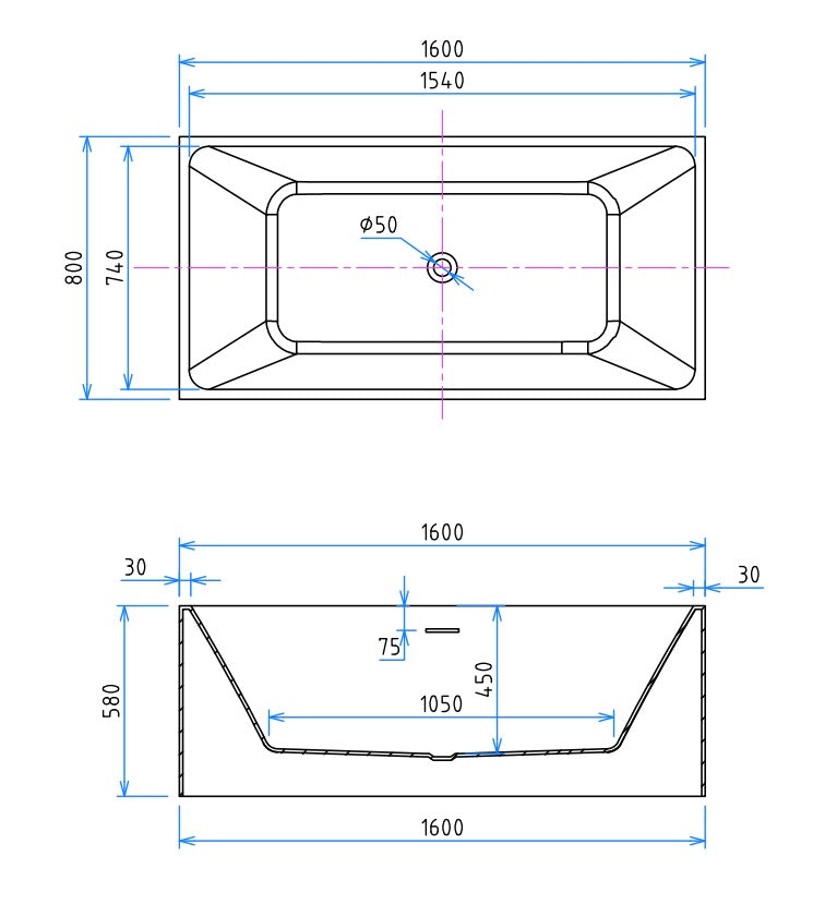 FREESTANDING BATHTUB - MILOS
