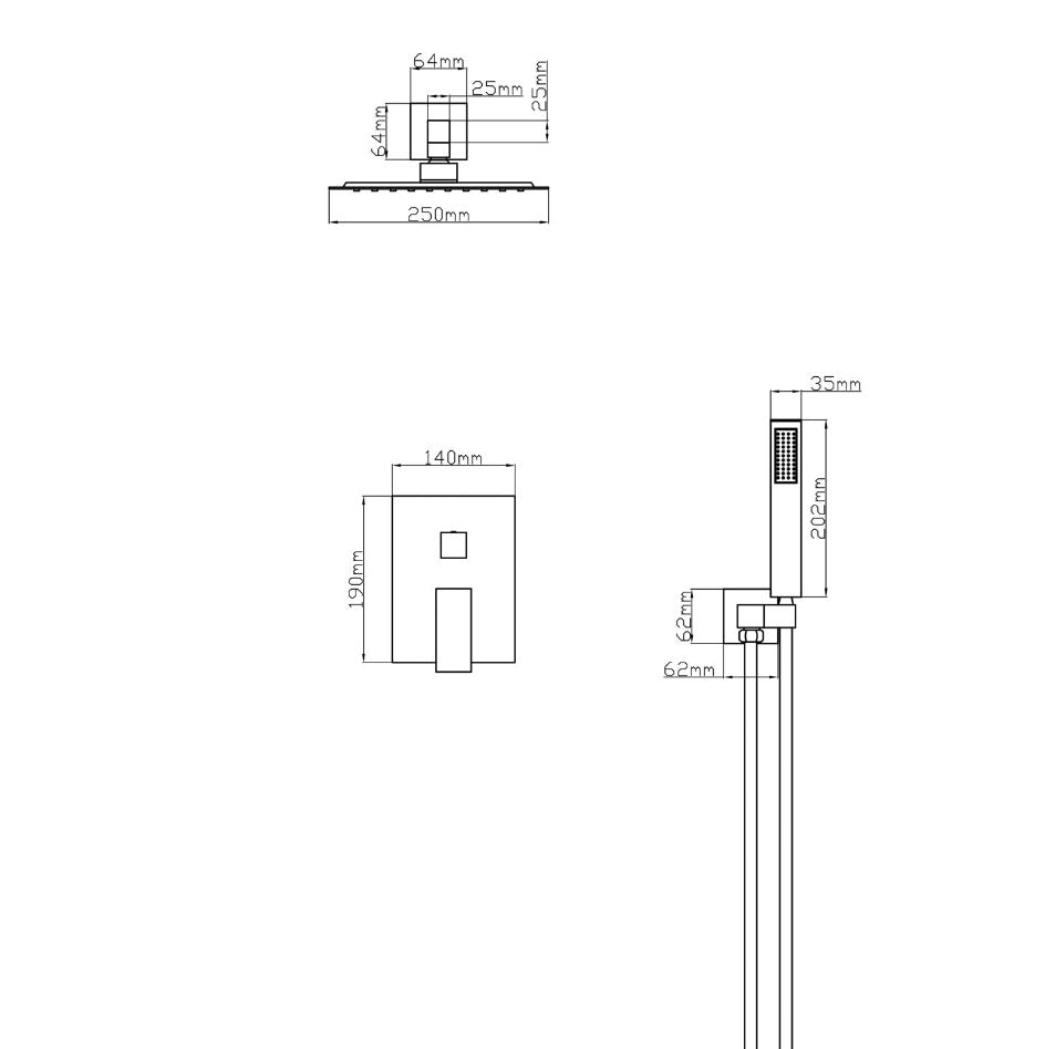 SHOWER FAUCET - D30BR
