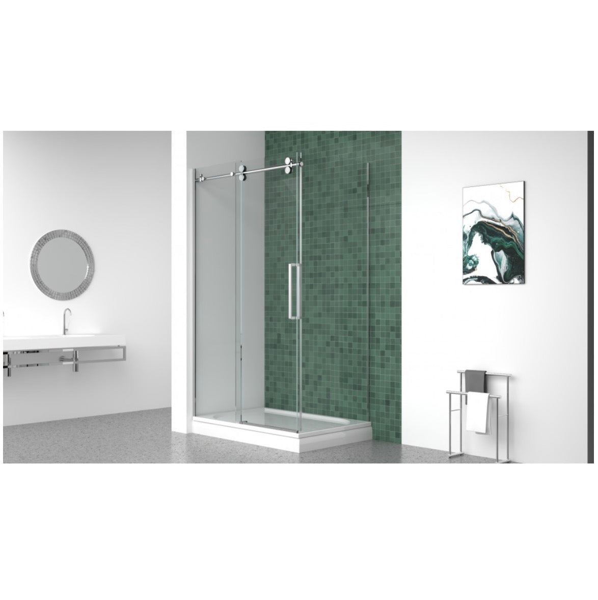 SLIDING SHOWER - MYTO 10MM CHROME