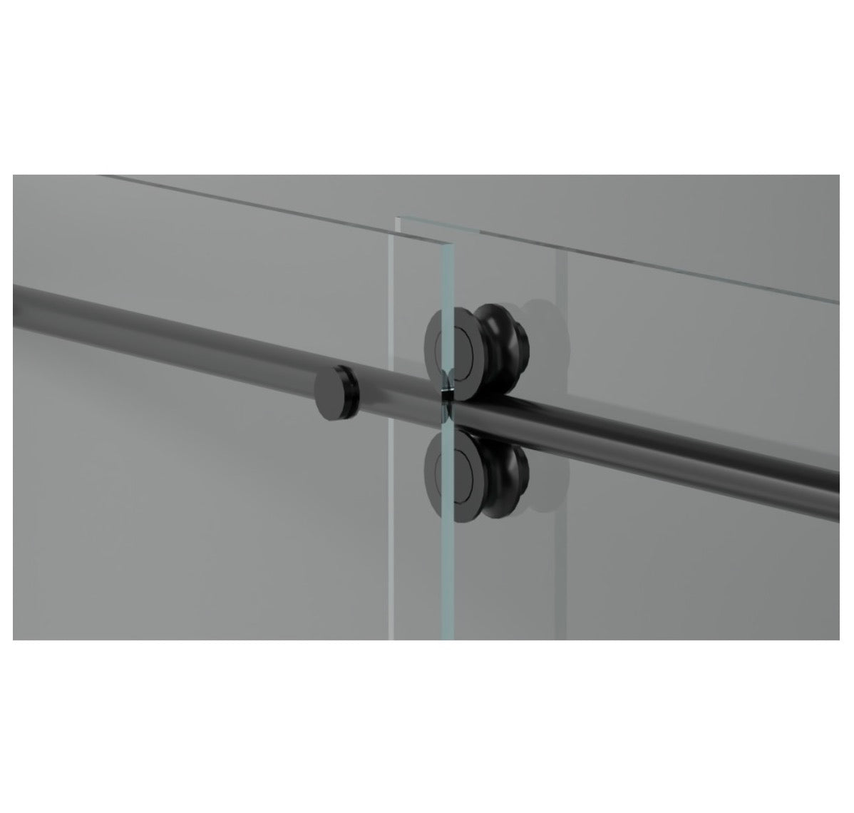 SLIDING SHOWER - MYTO 10MM BLACK