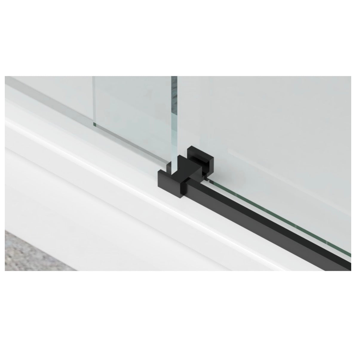 SLIDING SHOWER - MIKOTO 10MM BLACK