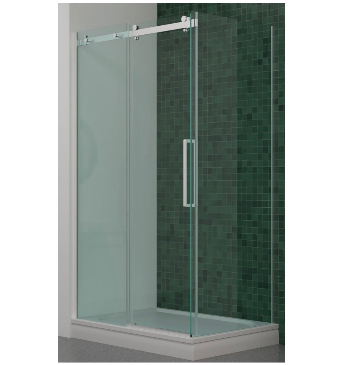 SLIDING SHOWER - MIKOTO 10MM BRUSHED
