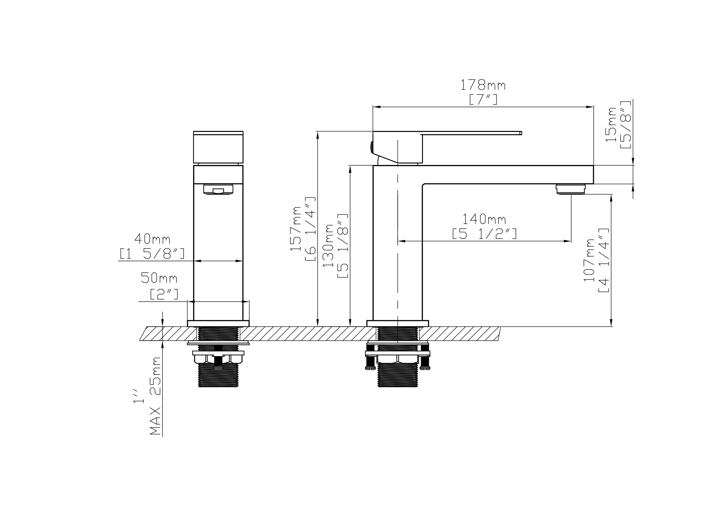 ROBINET VANITÉ - S11-BL NOIR