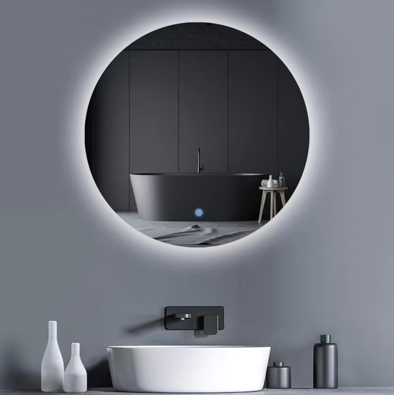 MIROIR LED ROND - RONDA 36"