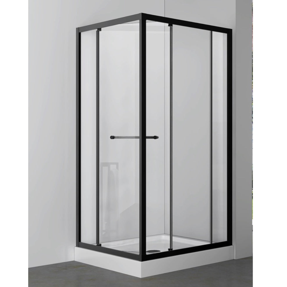 DOUCHE CARRÉ - RONALDO 36 x 36" NOIR