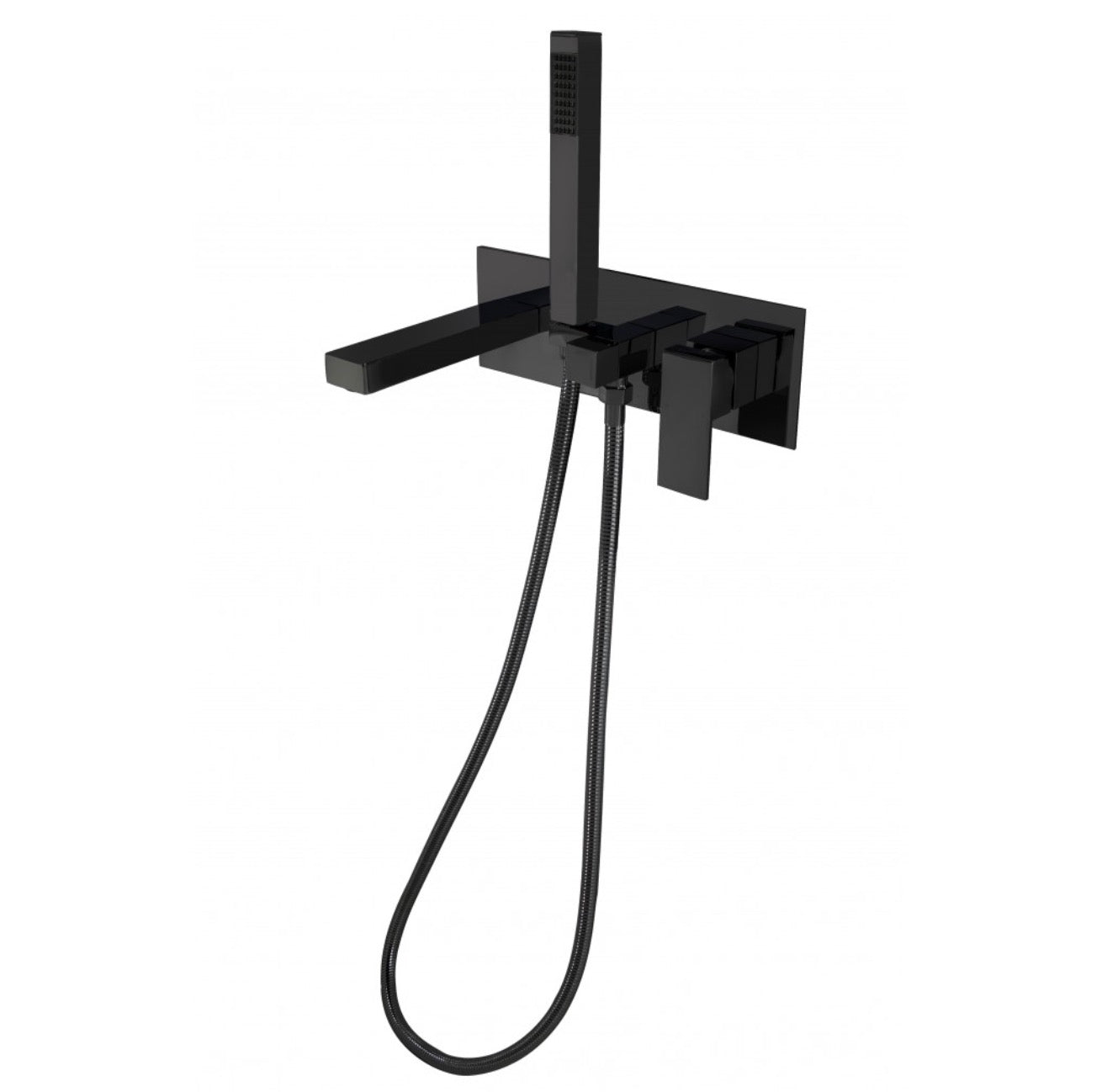 WALL MOUNT BATHTUB FAUCET - 200MB BLACK