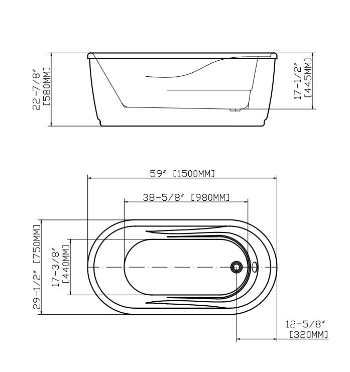 FREESTANDING BATHTUB - TITAM