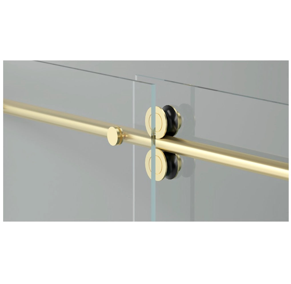 SLIDING SHOWER - MYTO 10MM BRUSHED