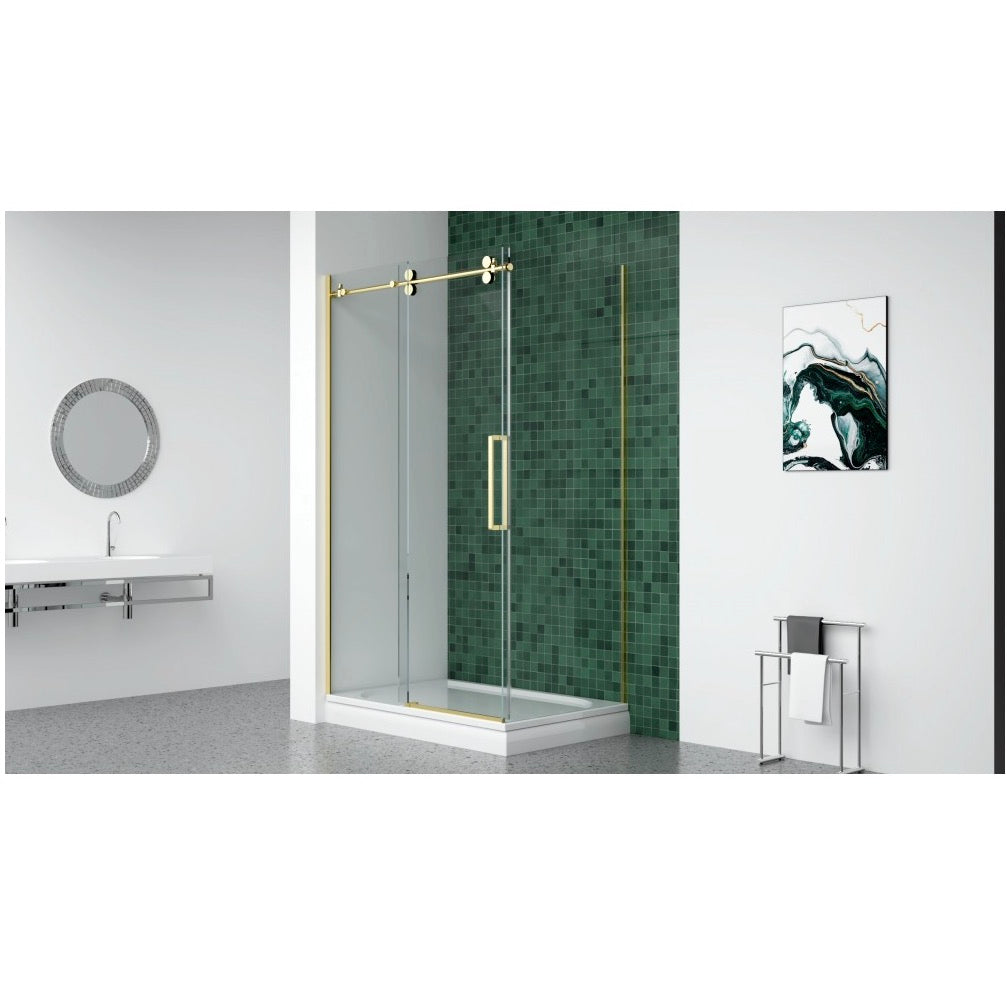 SLIDING SHOWER - MYTO 10MM BRUSHED