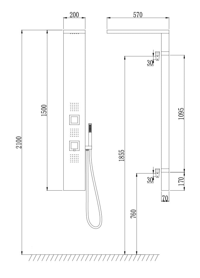 COLONNE DE DOUCHE S79