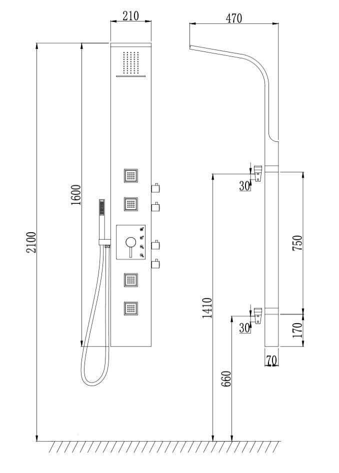 COLONNE DE DOUCHE S88