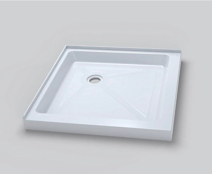 DOUCHE CARRÉ - RONALDO 36 x 36" NOIR