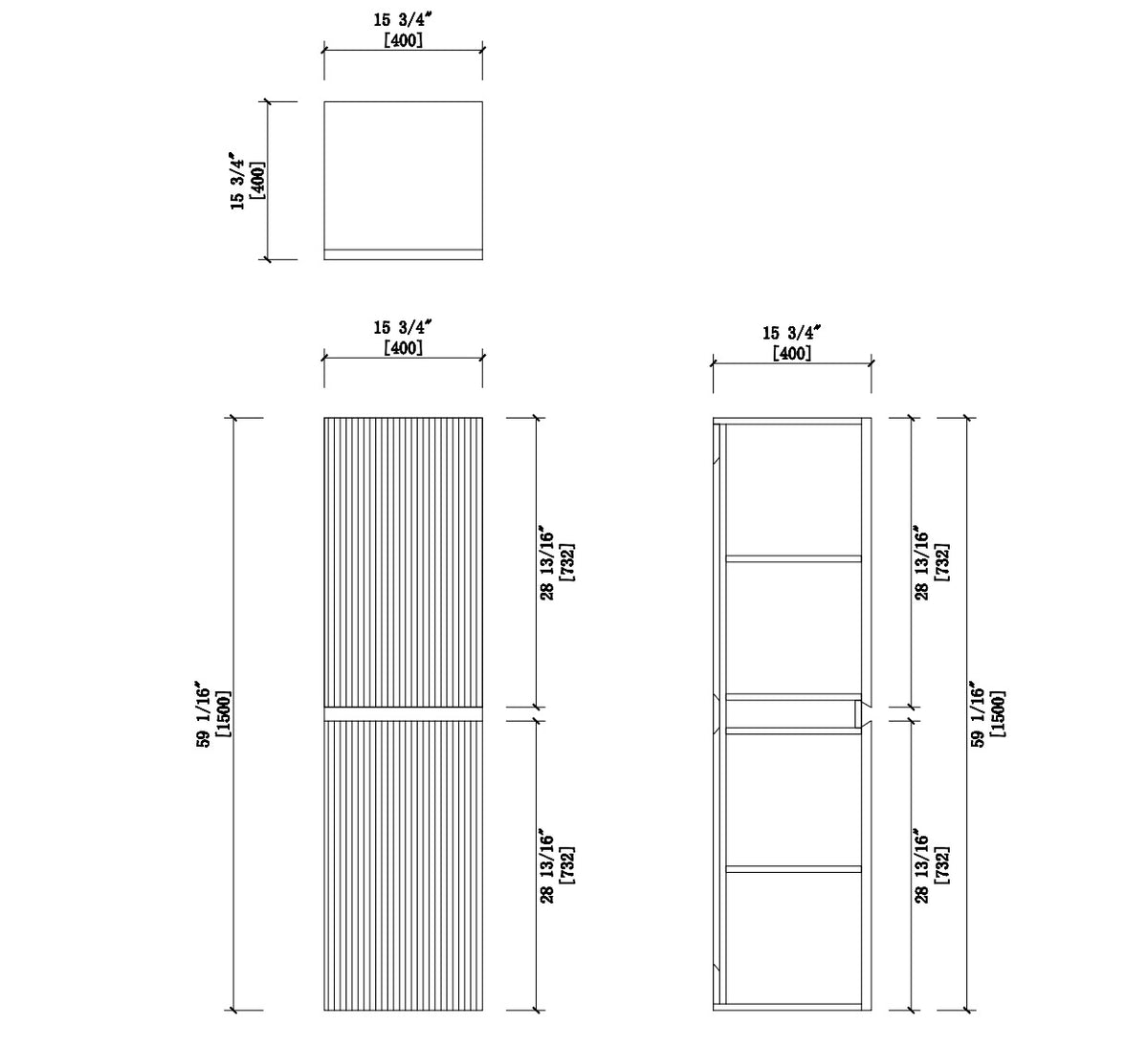 VANITY LASA - SIDE CABINET