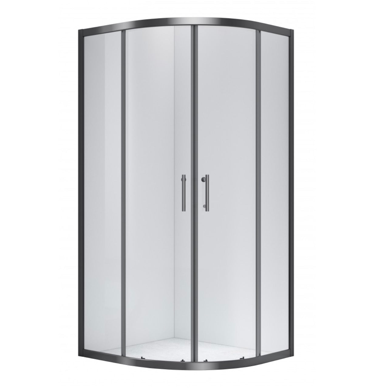 NEO ROUND SHOWER - MILAN BLACK