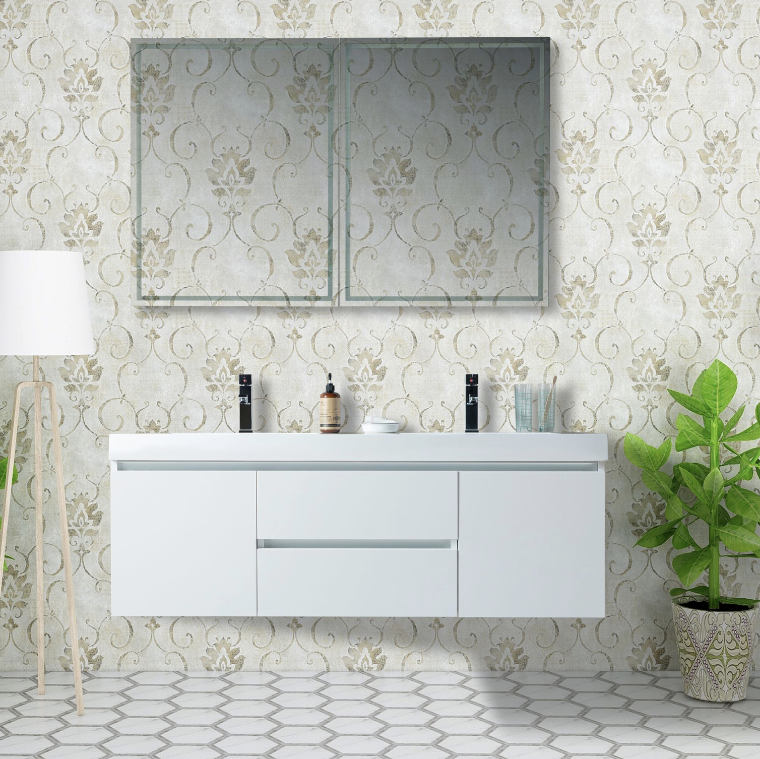 VANITY VA60 - 60" DOUBLE