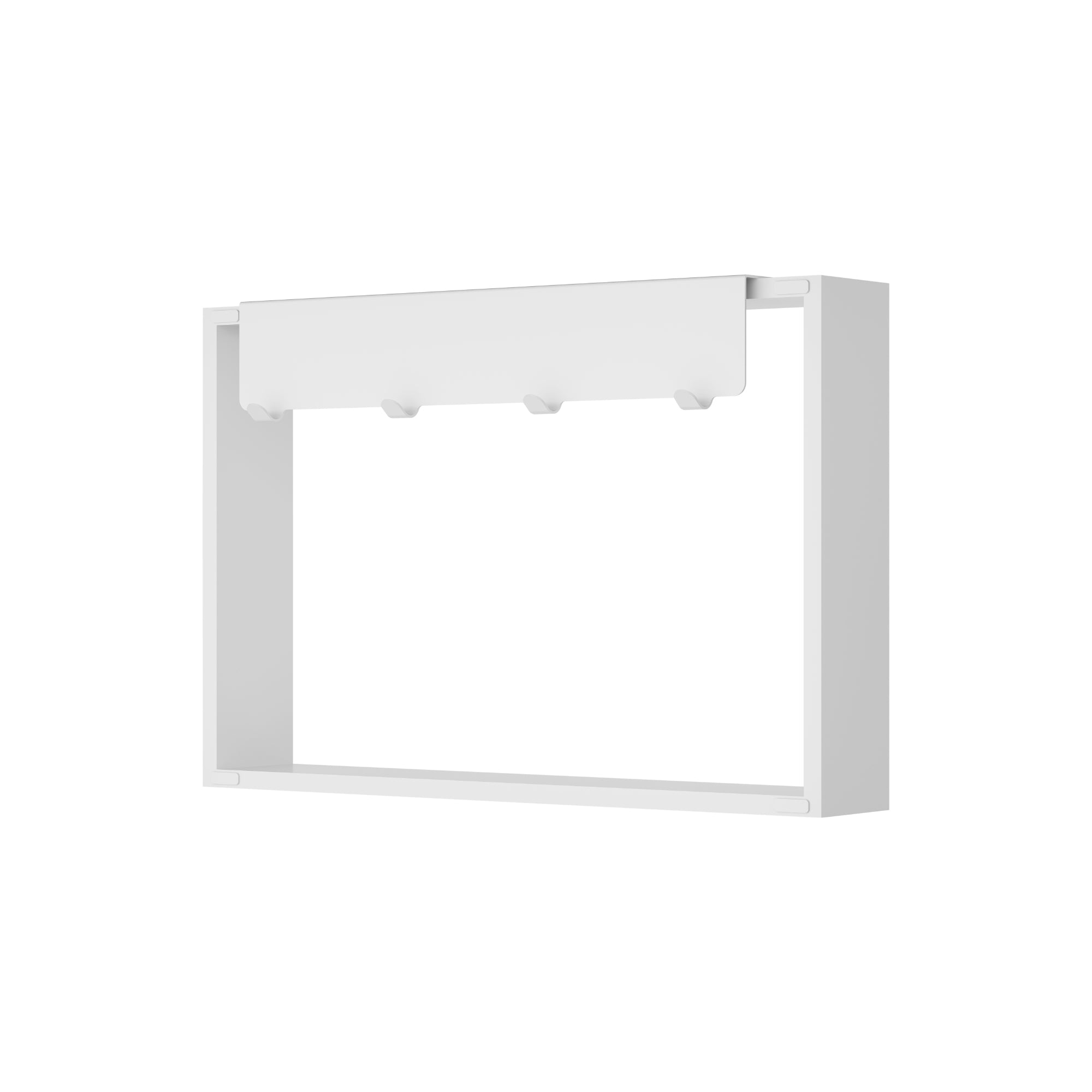 FREESTANDING SHOWER NICHE - 12 X 24" WHITE