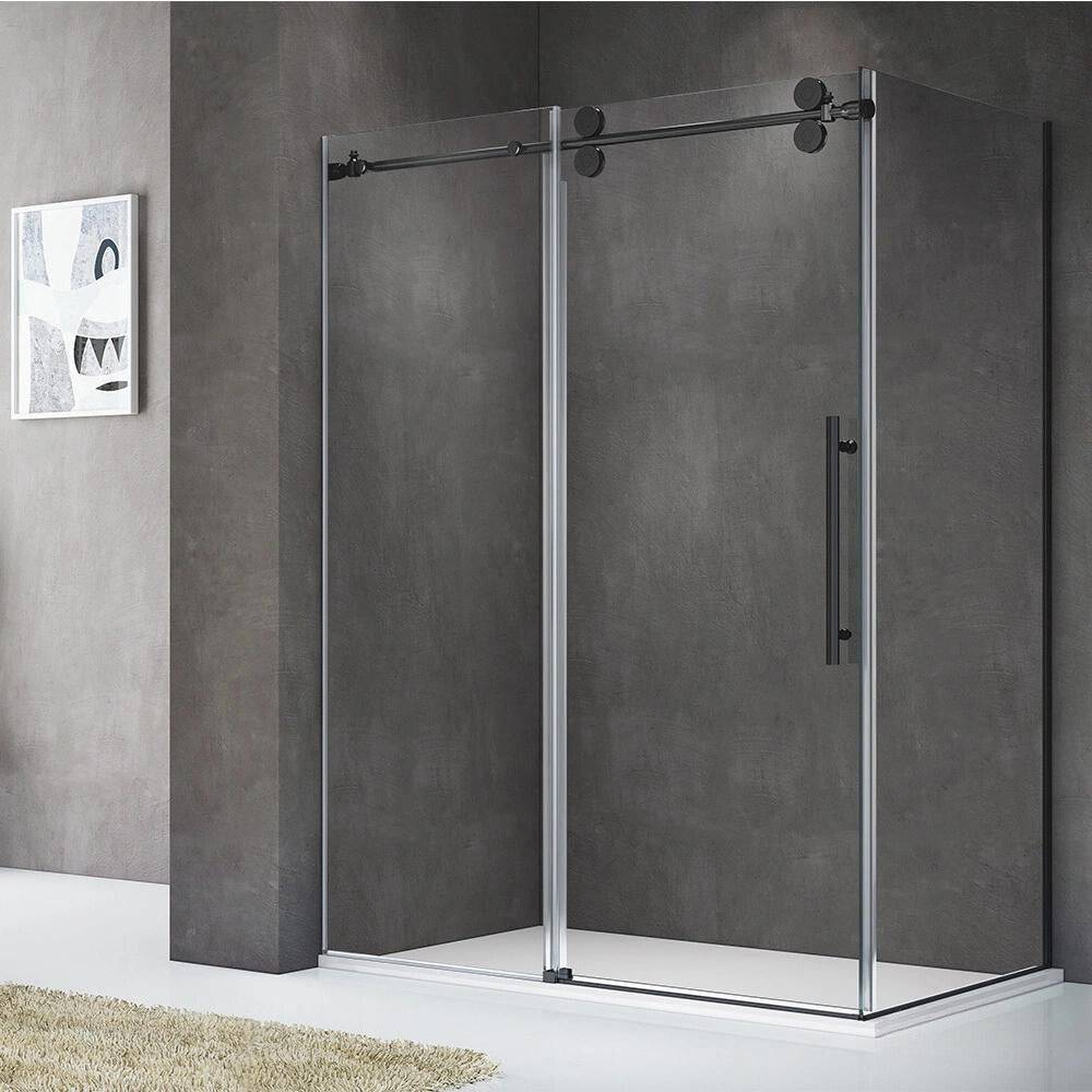 DOUCHE COULISSANTE ZARO PLUS - NOIR 8MM