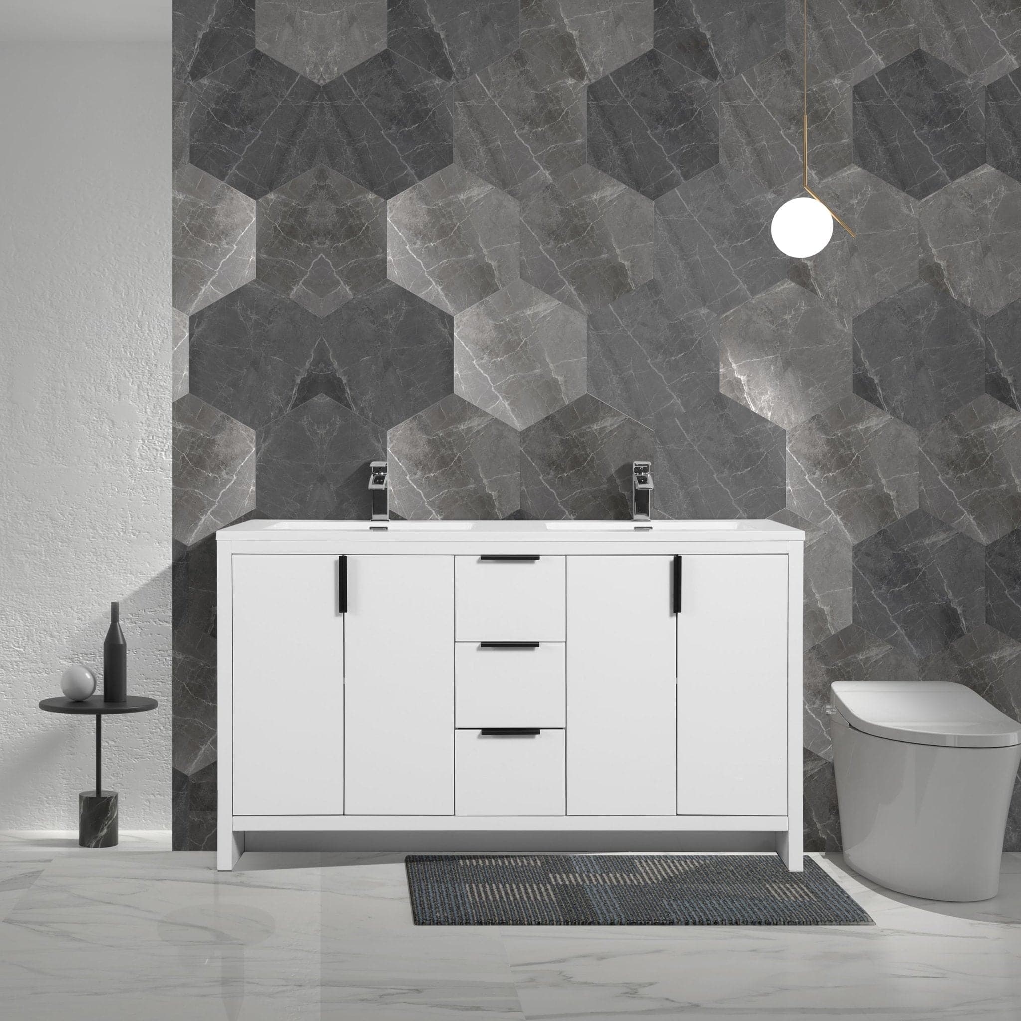 VANITÉ LUKA - 60" DOUBLE - SALLE DE BAIN VODA