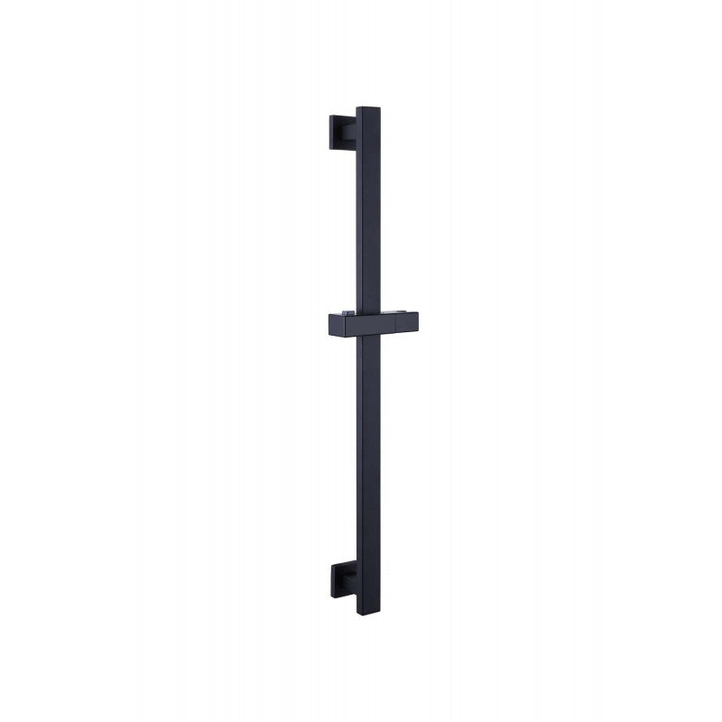 SHOWER SLIDING BAR SQUARE - BLACK