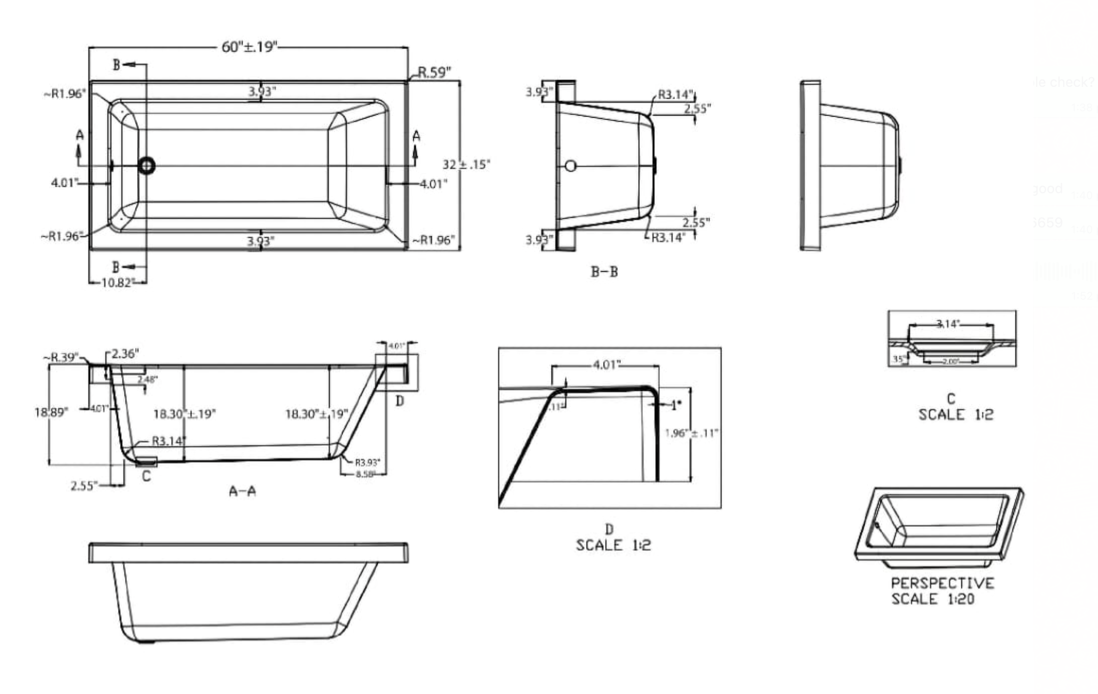 PODIUM BATHTUB - MODERNO