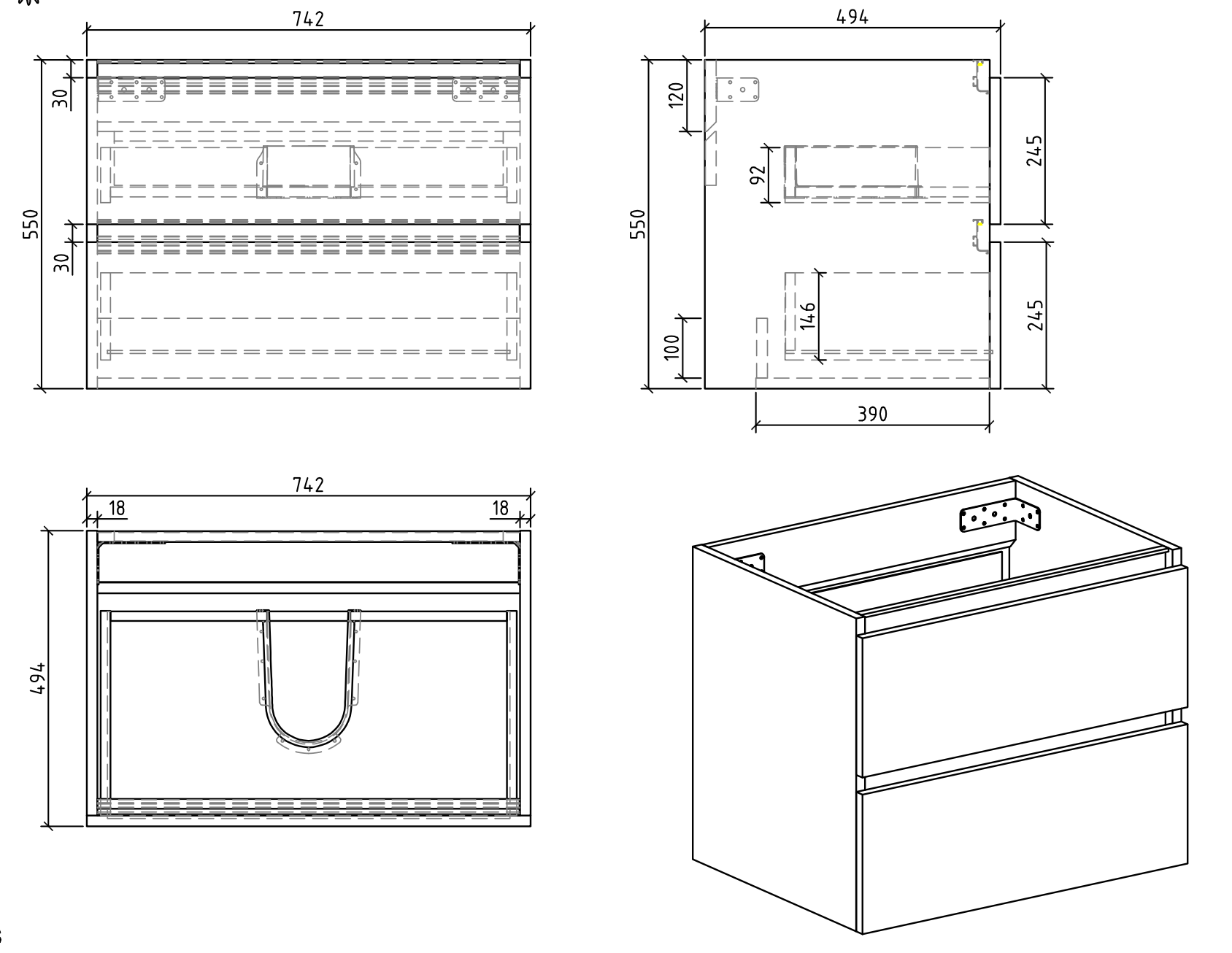 VANITY KENZO LED - 30"