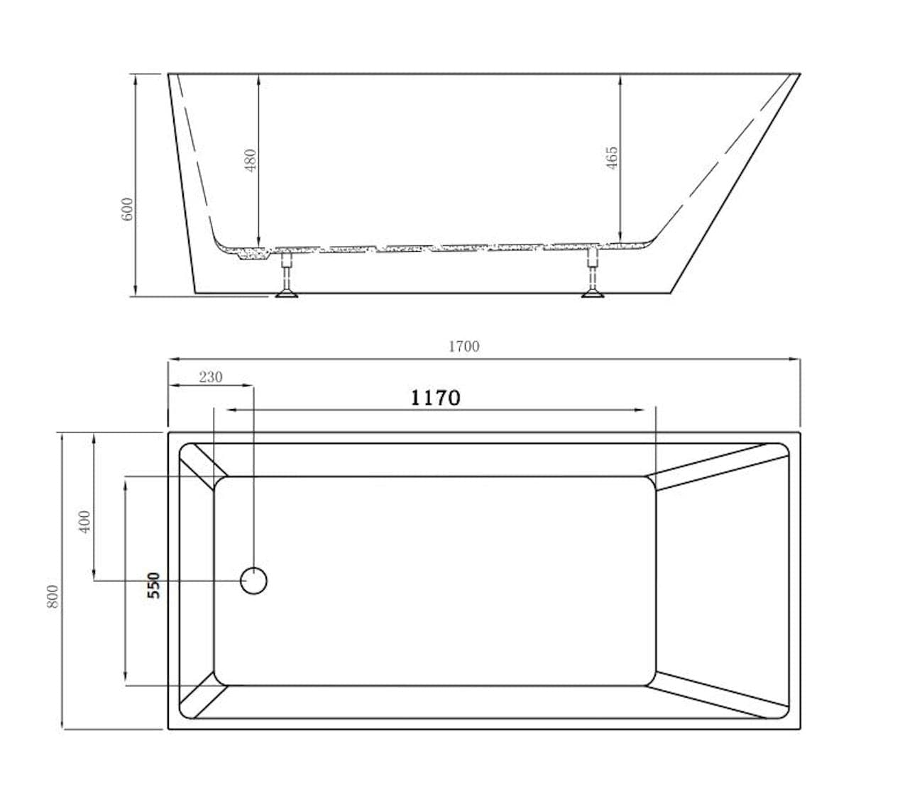 BAIN AUTOPORTANT - 8016 - SALLE DE BAIN VODA