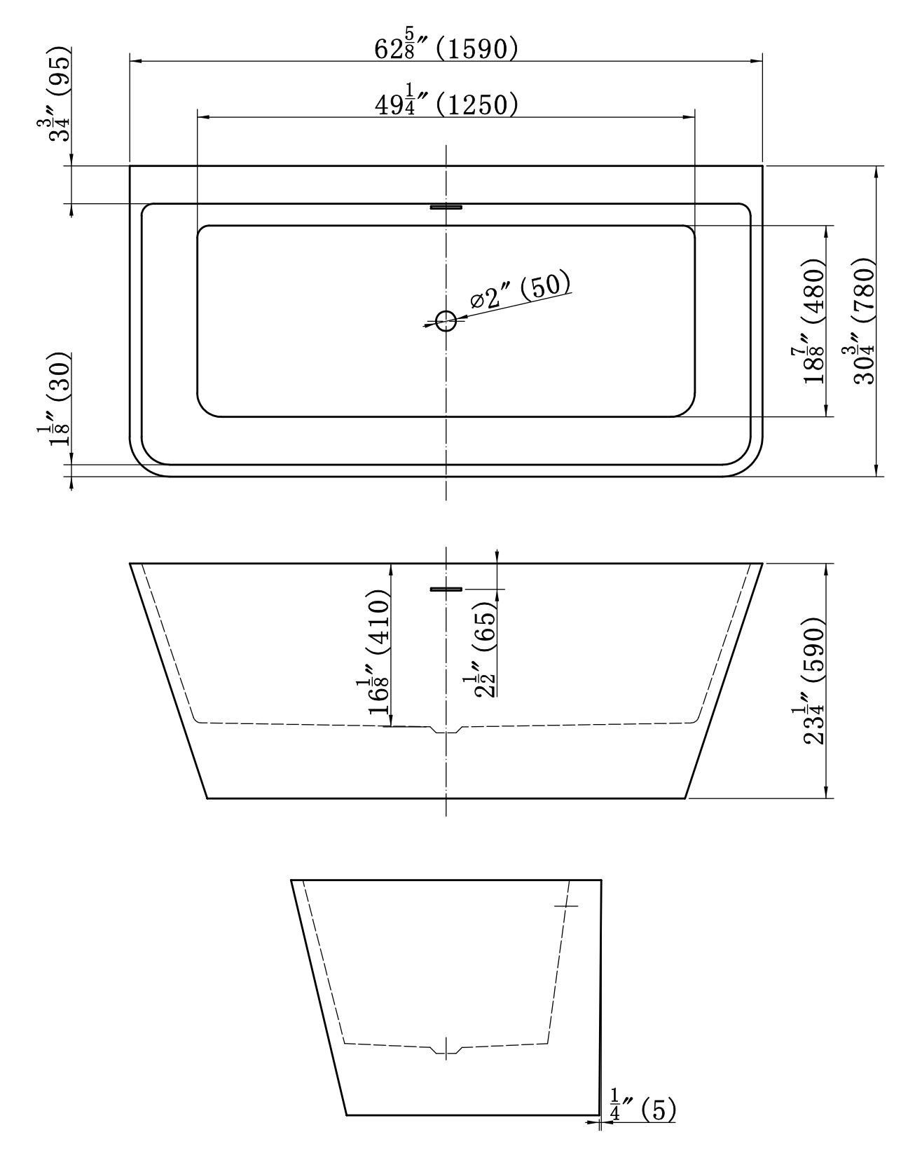 BAIN AUTOPORTANT - JAX - SALLE DE BAIN VODA