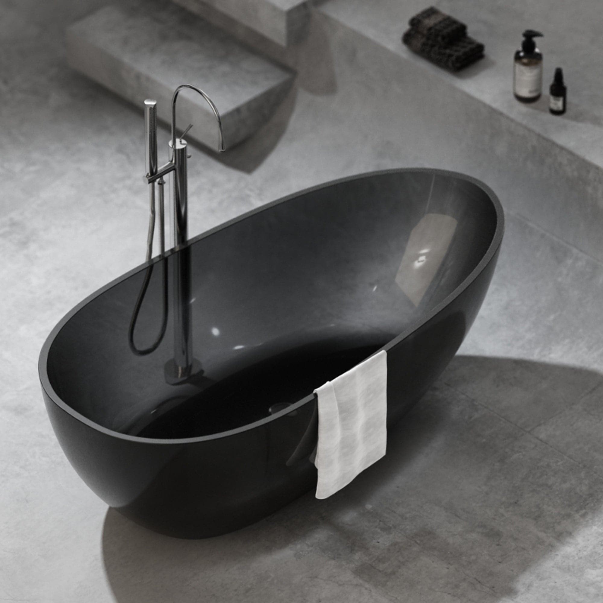 BAIN AUTOPORTANT - SIDNEY (NOIR) - SALLE DE BAIN VODA